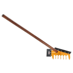 Falcon Steel FGR -3-1 3-in-1 Garden Rake (Multicolor)