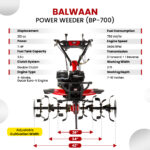 Balwaan BP-700 Power Weeder